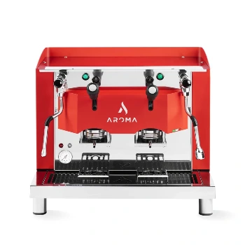 Aroma La Doppia espresso aparat u crvenoj boji