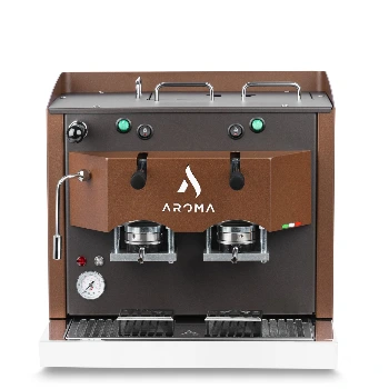 Aroma La Compact espresso aparat u smeđoj boji