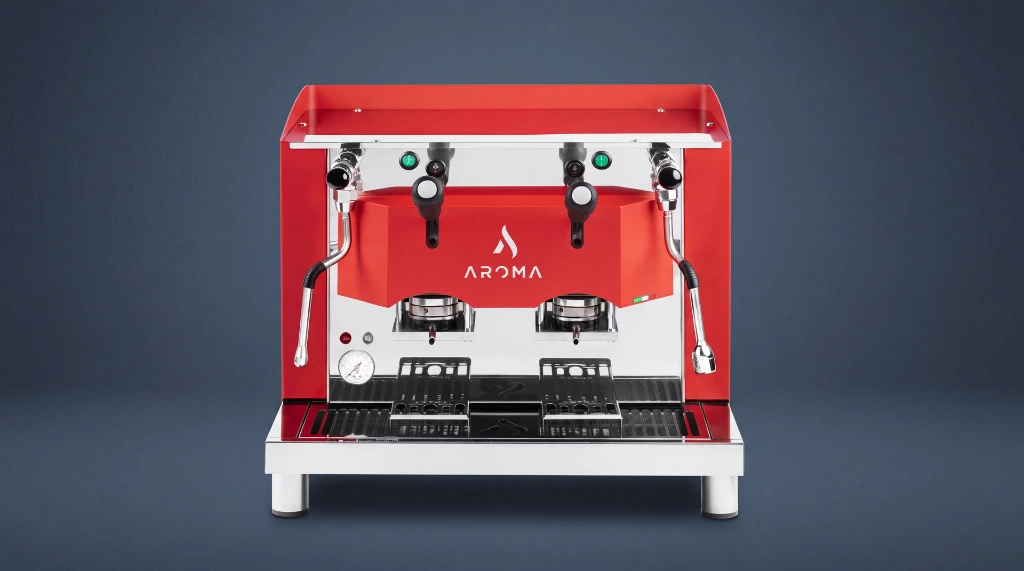 Aroma La Doppia crveni espresso aparat